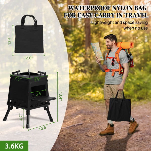 36*36*46.5cm wood camping stove Doba
